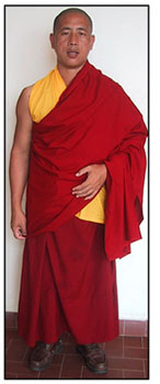 Tibetan monk's robes